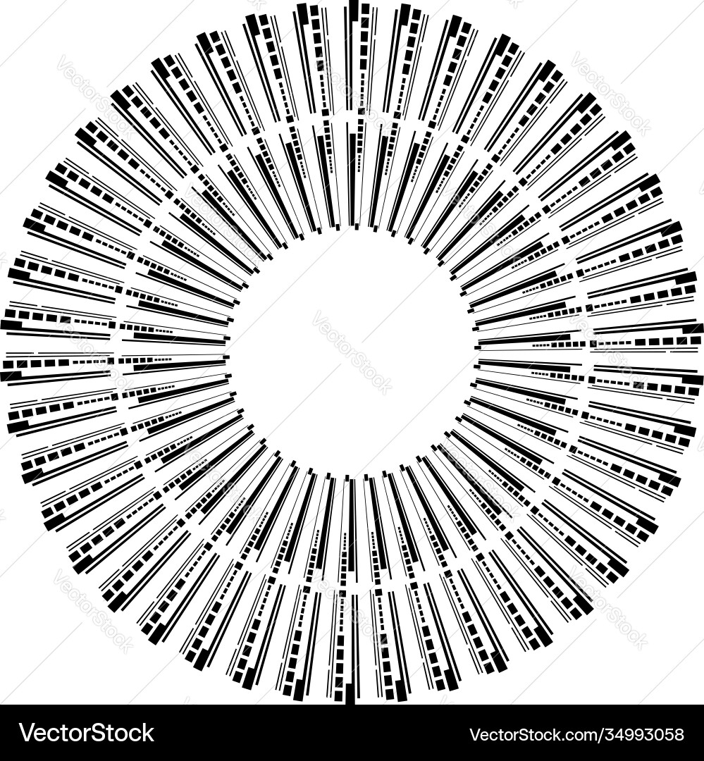 Geometric hud sc-fi gui ui circular elements Geometric hud sc-fi gui ui circular elements vector image