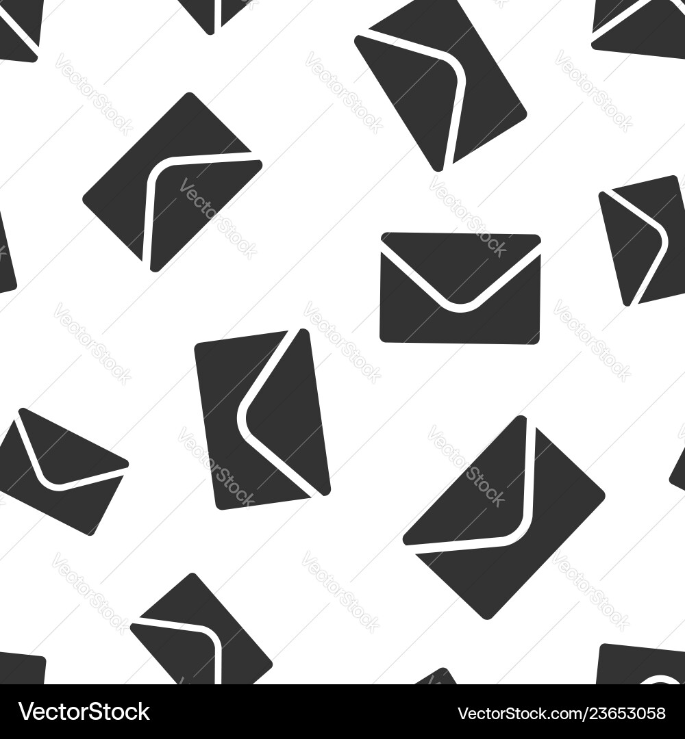 Mail envelope icon seamless pattern background Mail envelope icon seamless pattern background vector image
