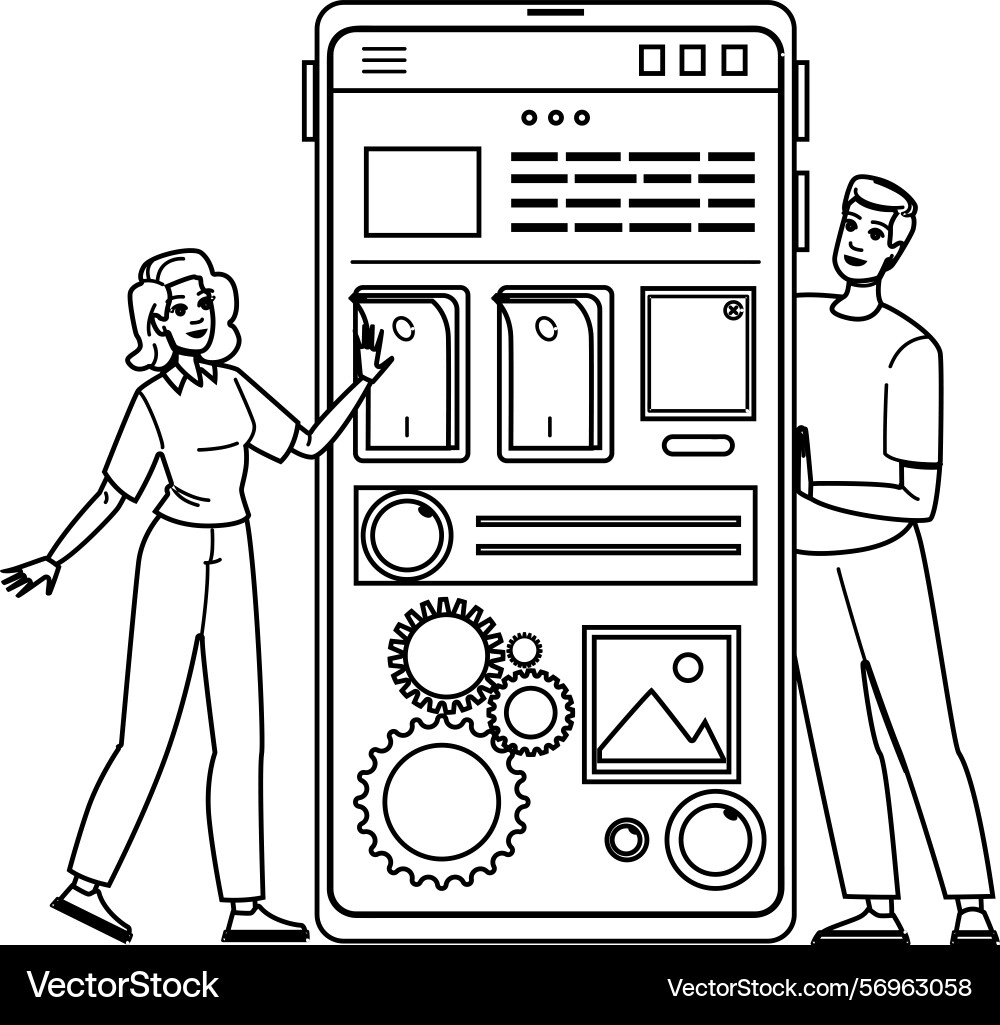 Software usability testing website Software usability testing website Vector Image