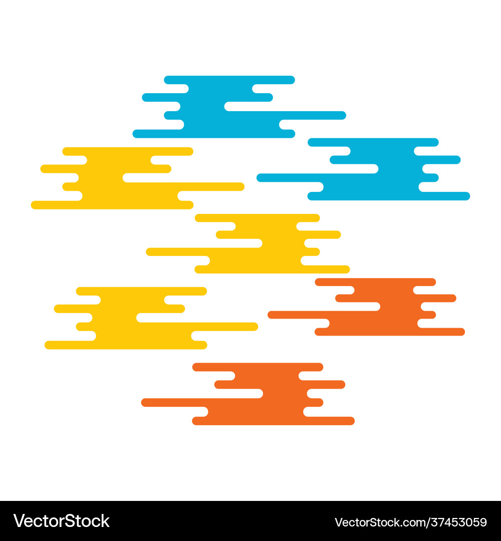 Abstract background with colorful fluid design Vector Image