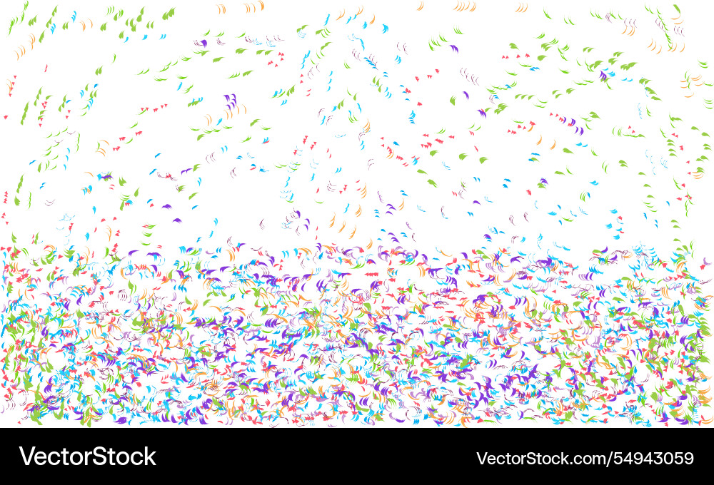 Abstract fluid blob shape spread confetti random Vector Image
