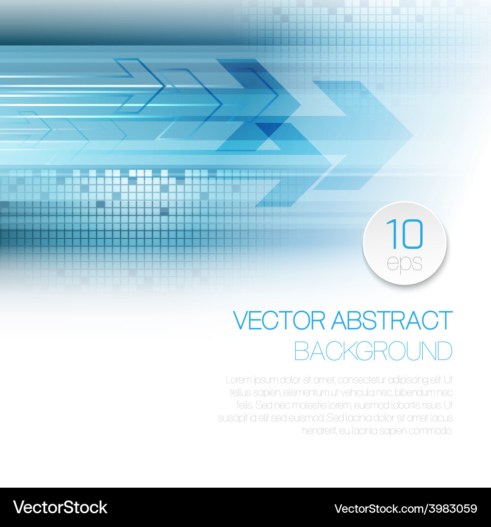 Abstract technology background with lines vector image