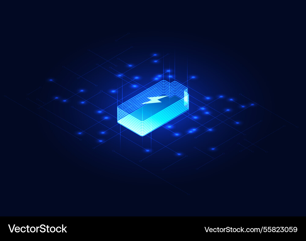 Battery technology background overlapping line Battery technology background overlapping line vector image