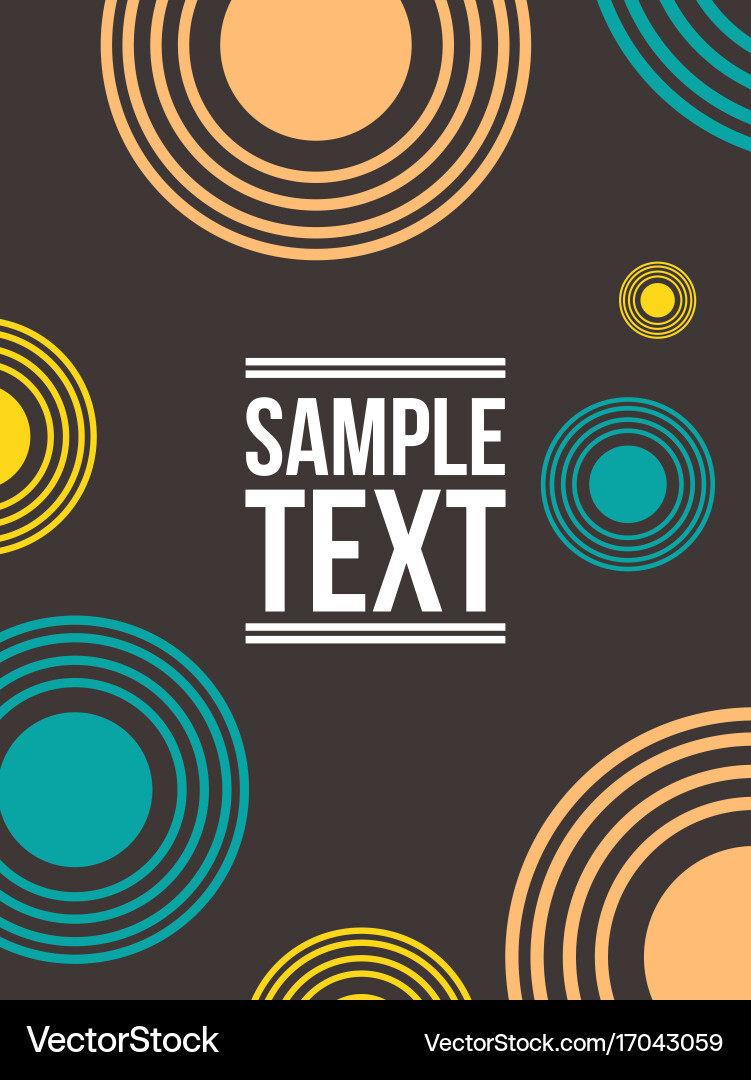 Black background pattern style collection Vector Image