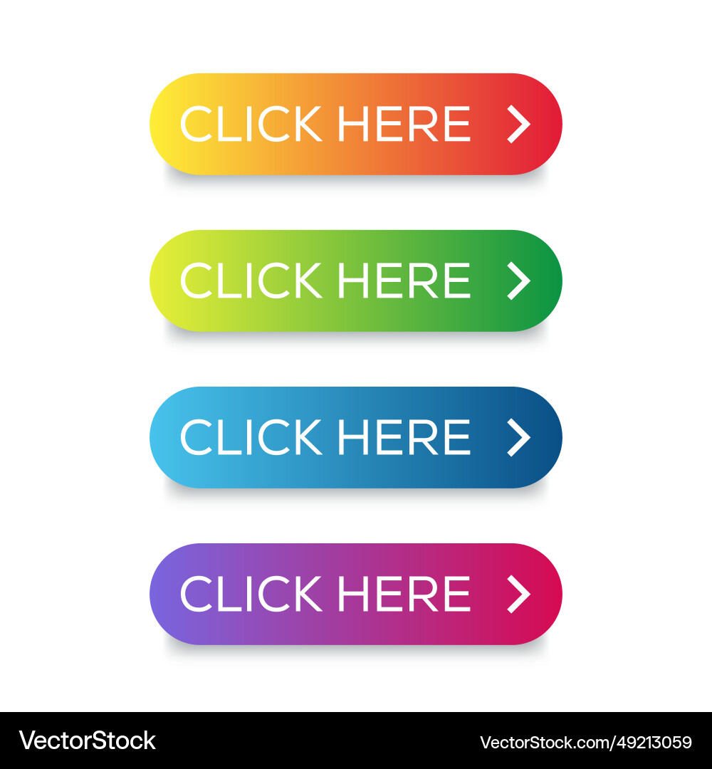 Click here button or call to action Vector Image