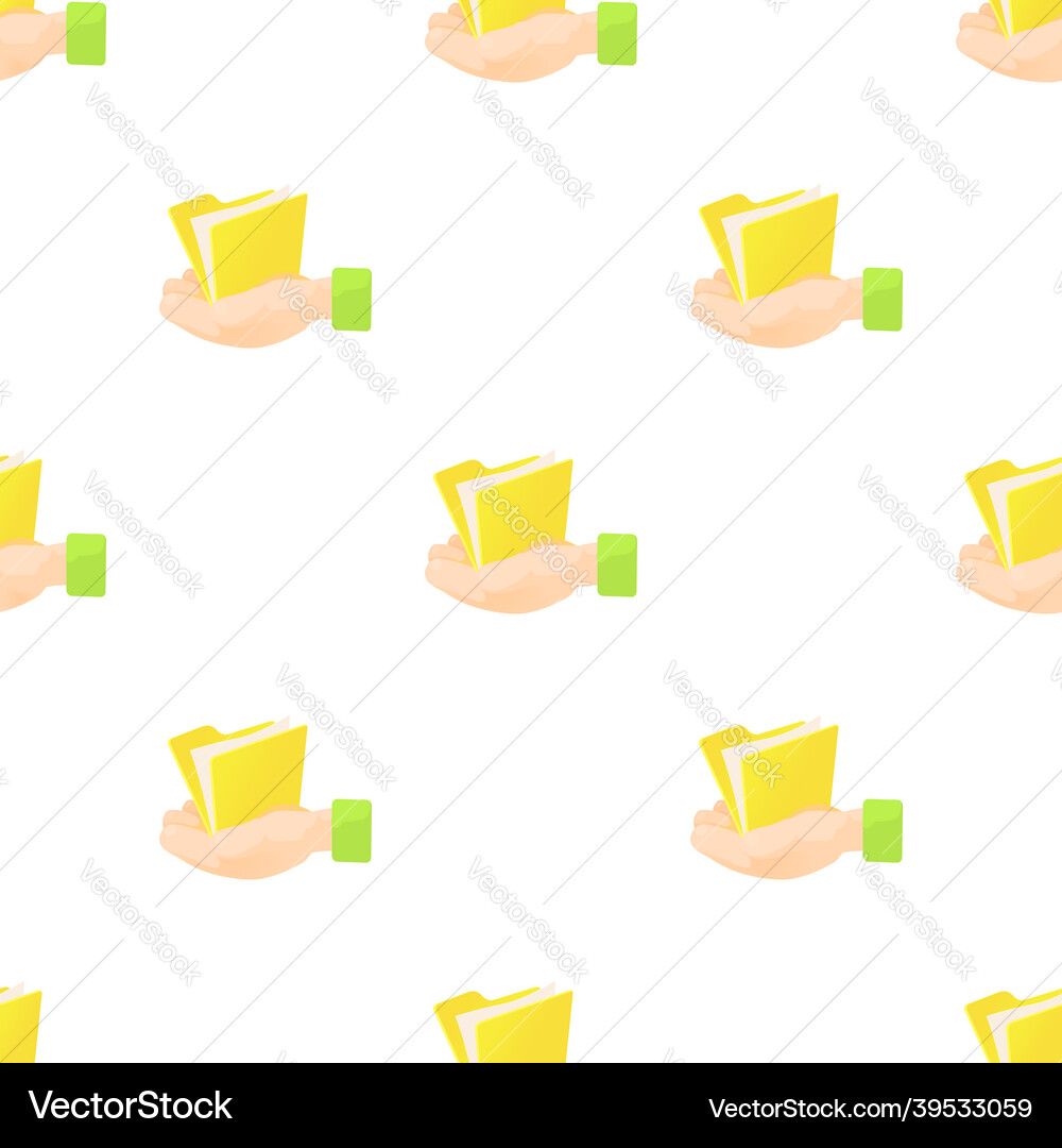 Folder pattern seamless vector image