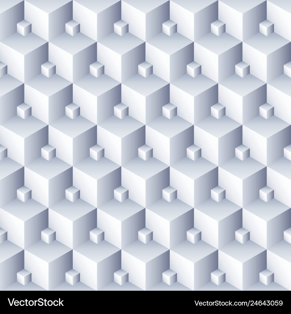 Geometric abstract background 3d cubes pattern Geometric abstract background 3d cubes pattern vector image