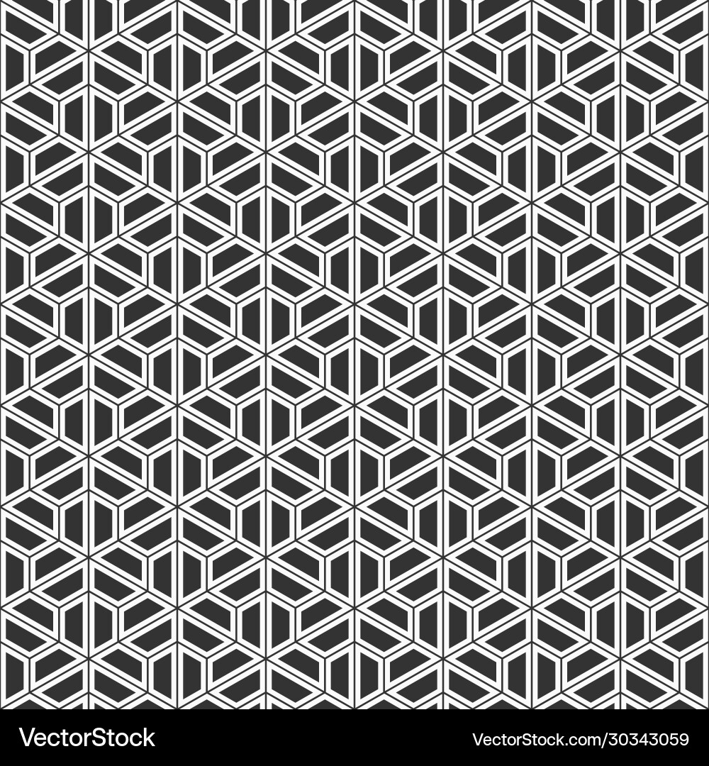 Geometric Hexagonal Pattern vector image