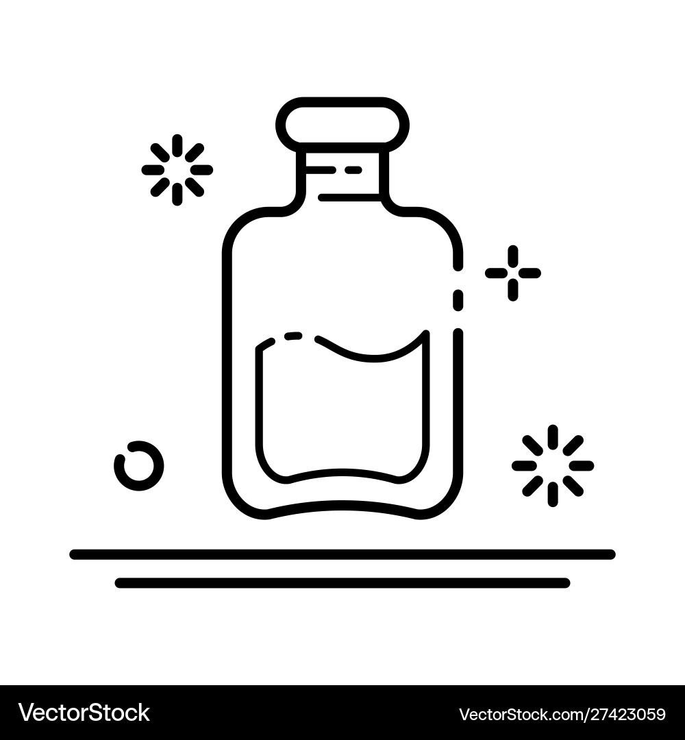 Laboratory flasks icon set Vector Image