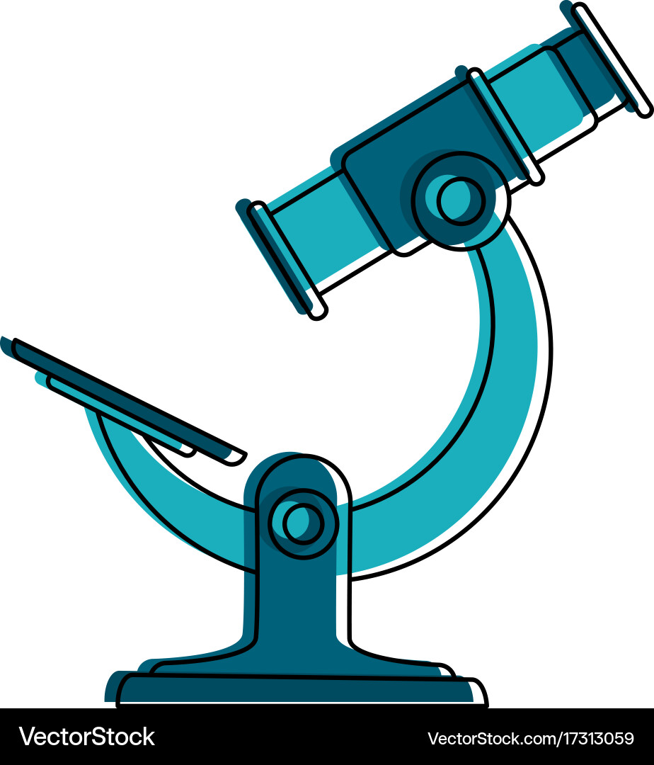 Microscope science icon image Vector Image
