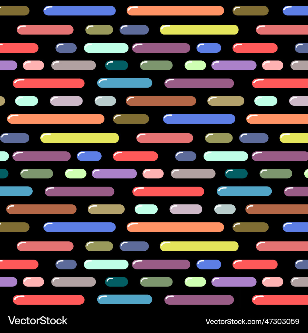 Multi-colored stripes in a pattern Vector Image