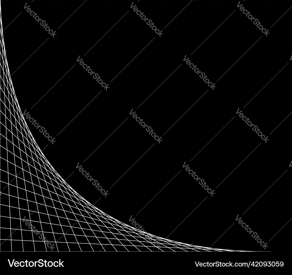Netting intersecting lines grid mesh corners Netting intersecting lines grid mesh corners vector image