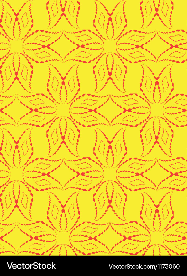 Abstract seamless pattern with cross-shape figures Vector Image