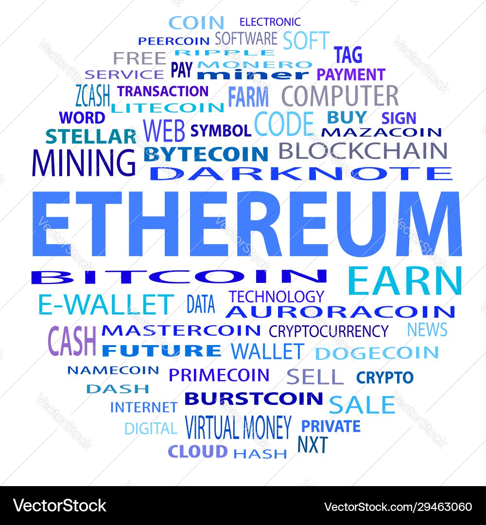 Blockchain word cloud concept on white background – Royalty-Free Vector |  VectorStock