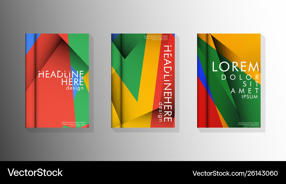 Gradient minimal geometric pattern design Vector Image