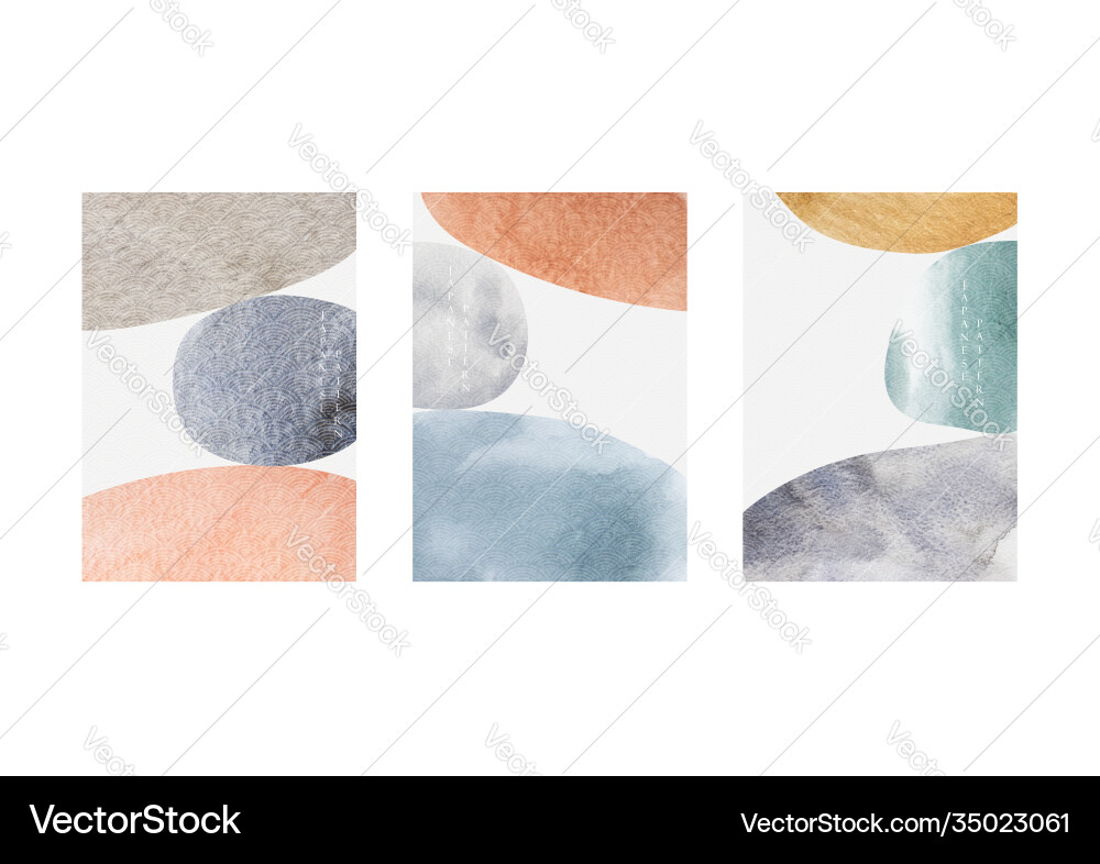 Abstract background with japanese wave pattern Abstract background with japanese wave pattern vector image