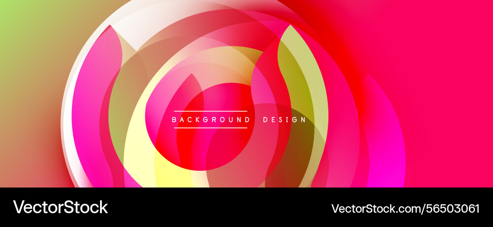 Abstract circular layers create vibrant gradient Abstract circular layers create vibrant gradient Vector Image