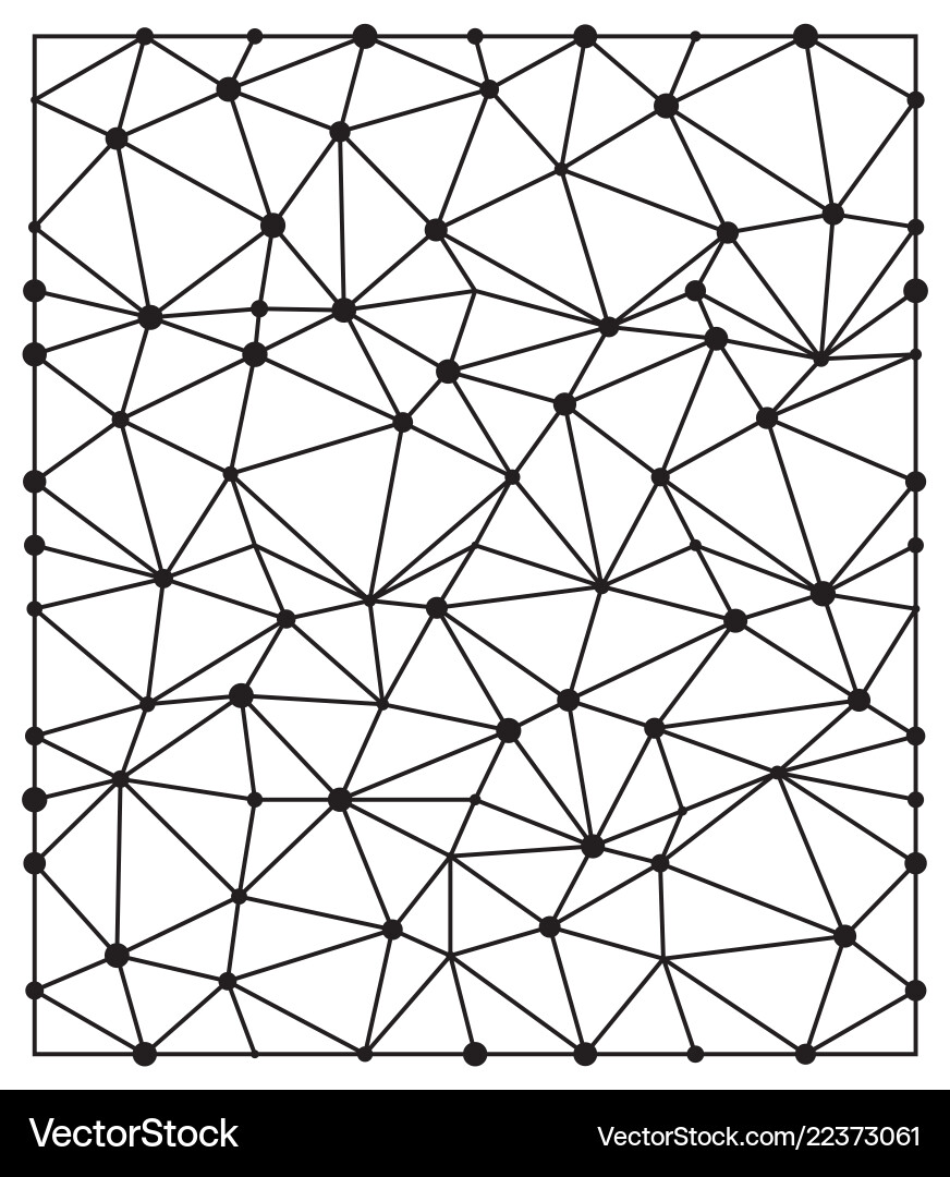 Abstract triangle with dots seamless pattern Abstract triangle with dots seamless pattern Vector Image