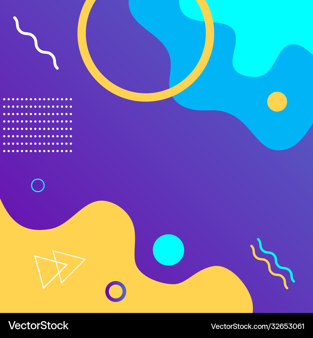 Background template with abstract shapes and color Background template with abstract shapes and color Vector Image