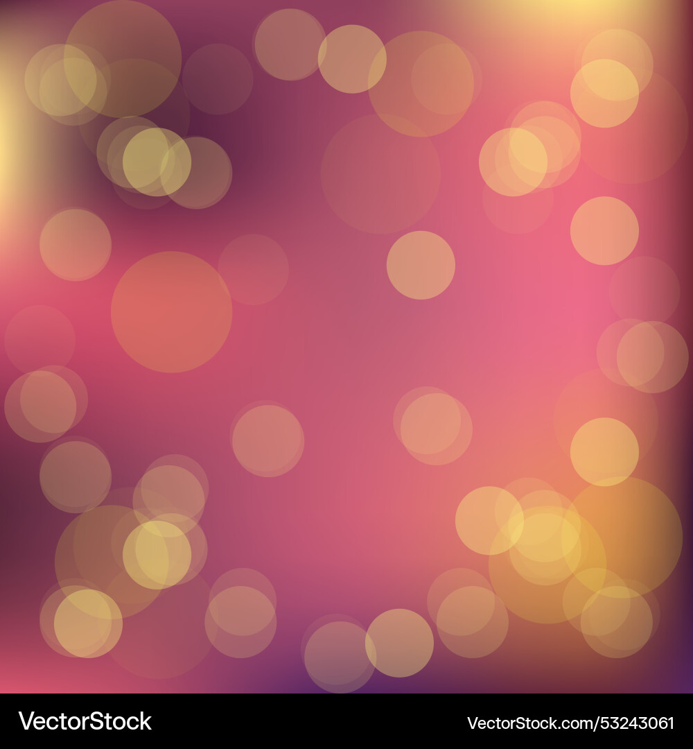 Bokeh effect background Vector Image