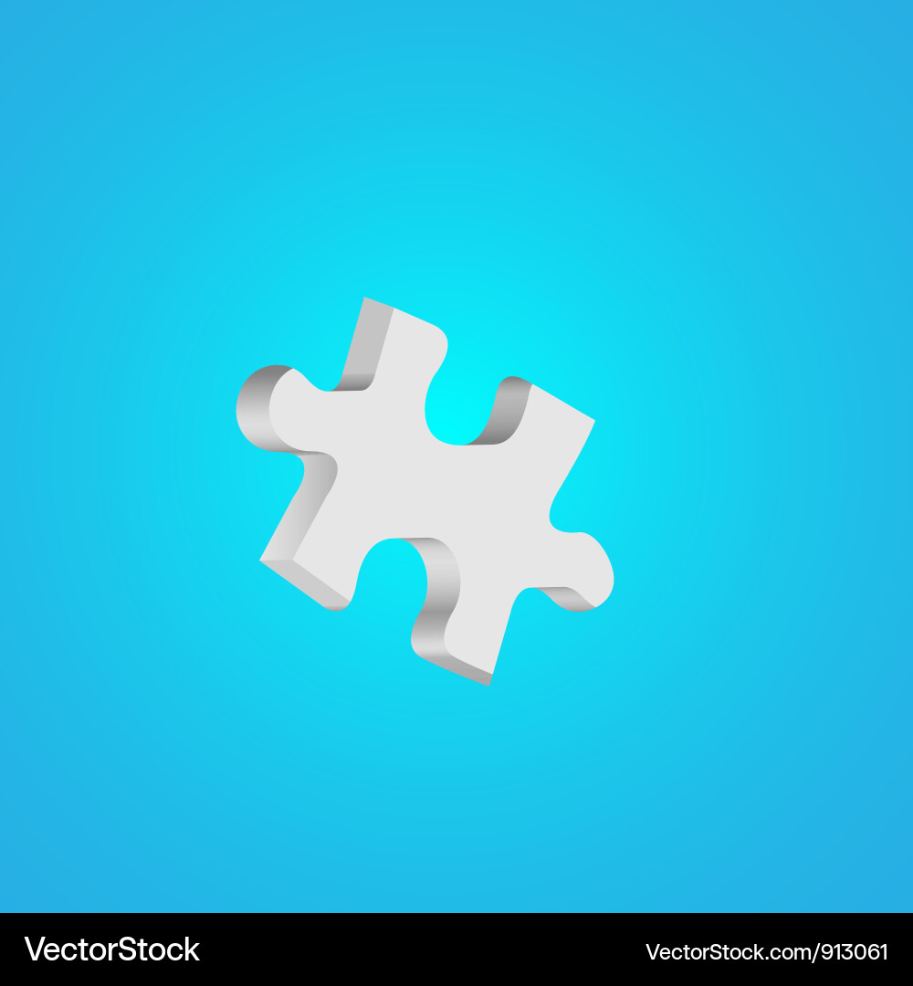Puzzle background Vector Image