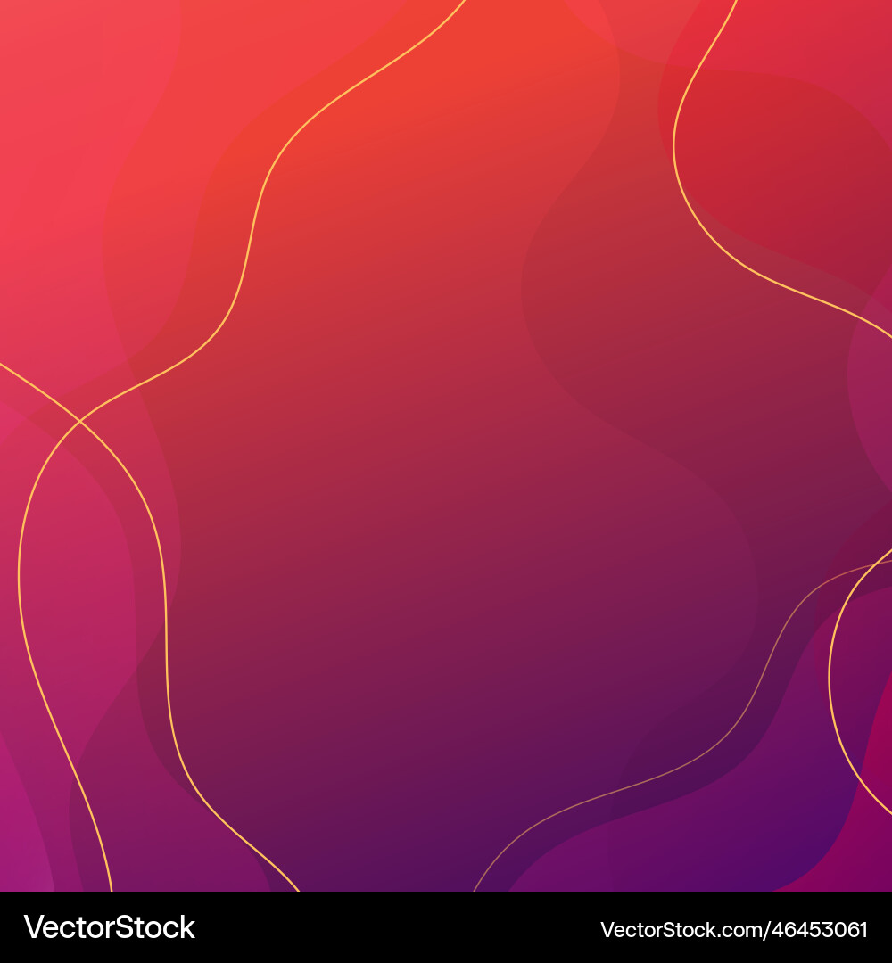 Red background with elements vector image