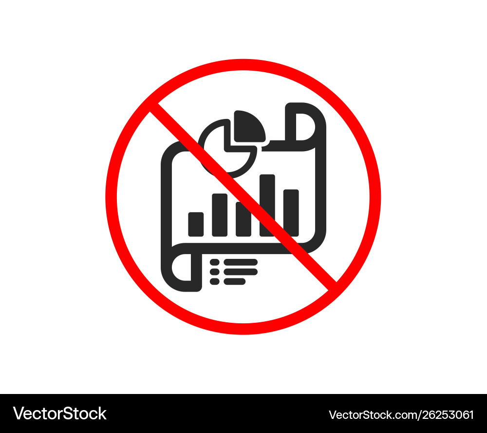 Report document icon column graph sign Report document icon column graph sign vector image