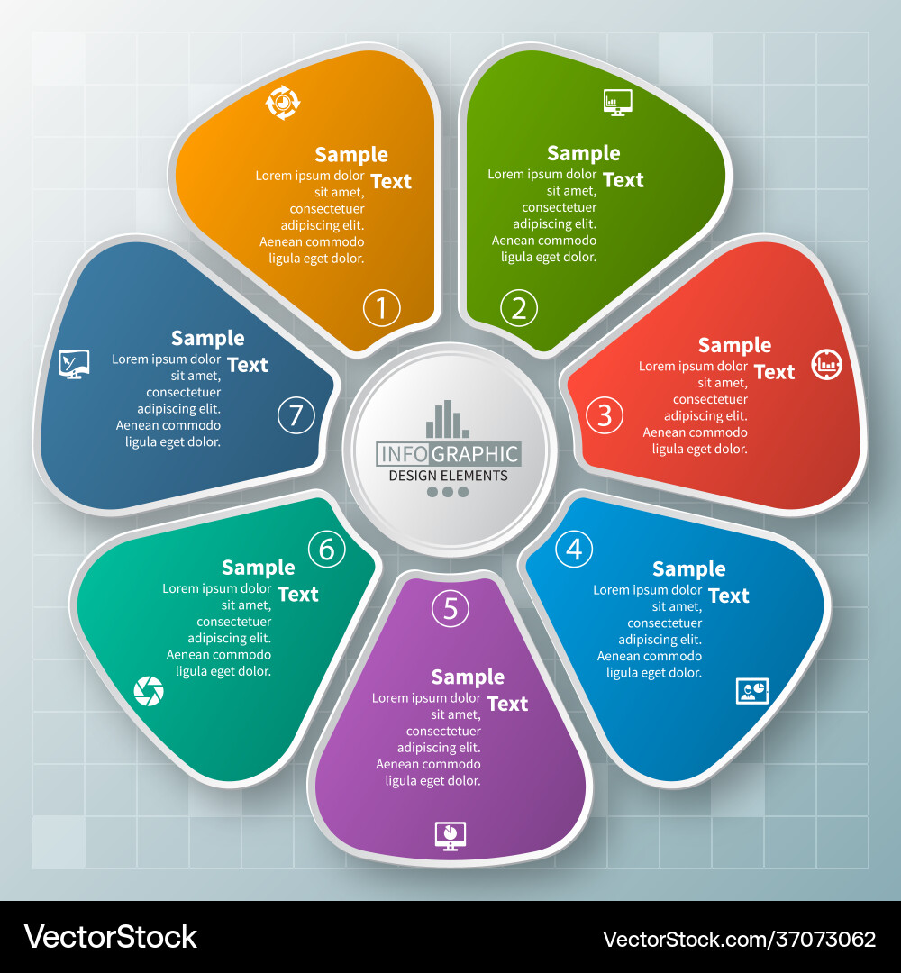Abstract 3d Papier Infografiken Business Template Abstract 3d Papier Infografiken Business Template vektorbild