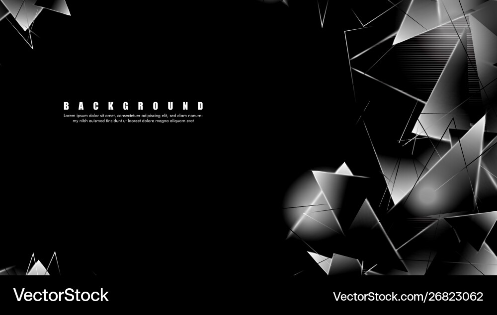 Abstract background with glowing triangles Abstract background with glowing triangles vector image