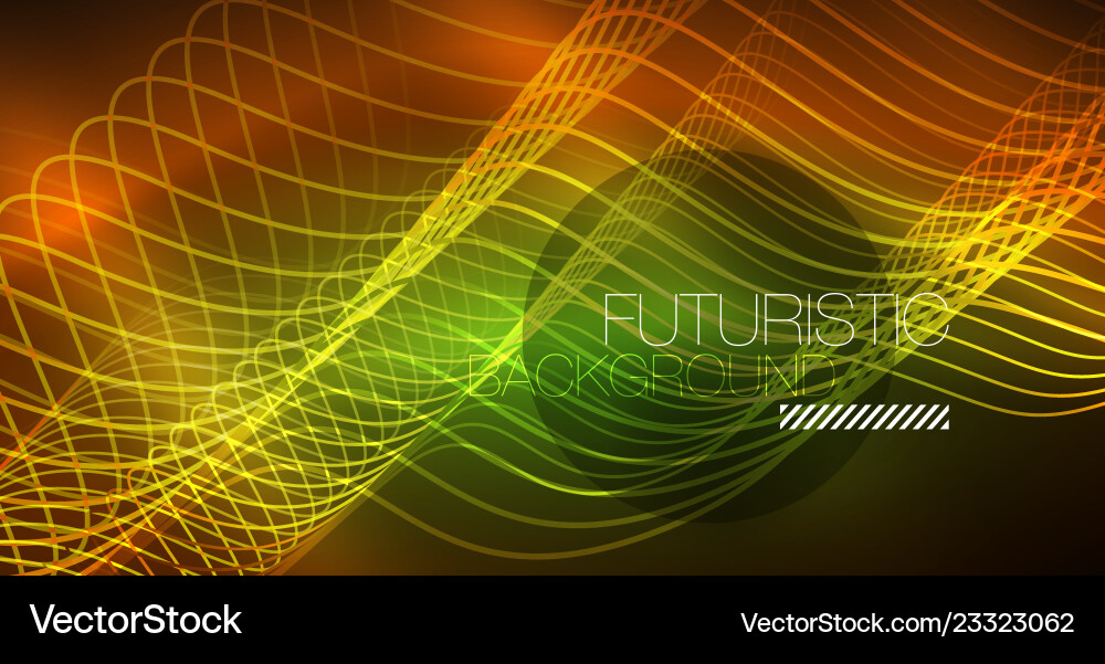 Dynamic Color Wave Background Vector Image