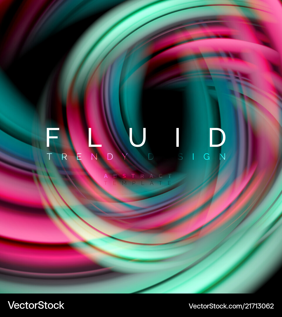 Fluid smooth wave abstract background flowing Fluid smooth wave abstract background flowing Vector Image