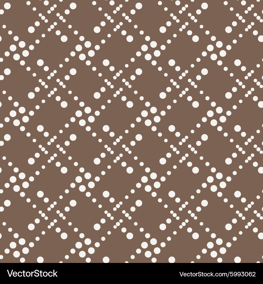 Seamless geometric pattern of dots Vector Image