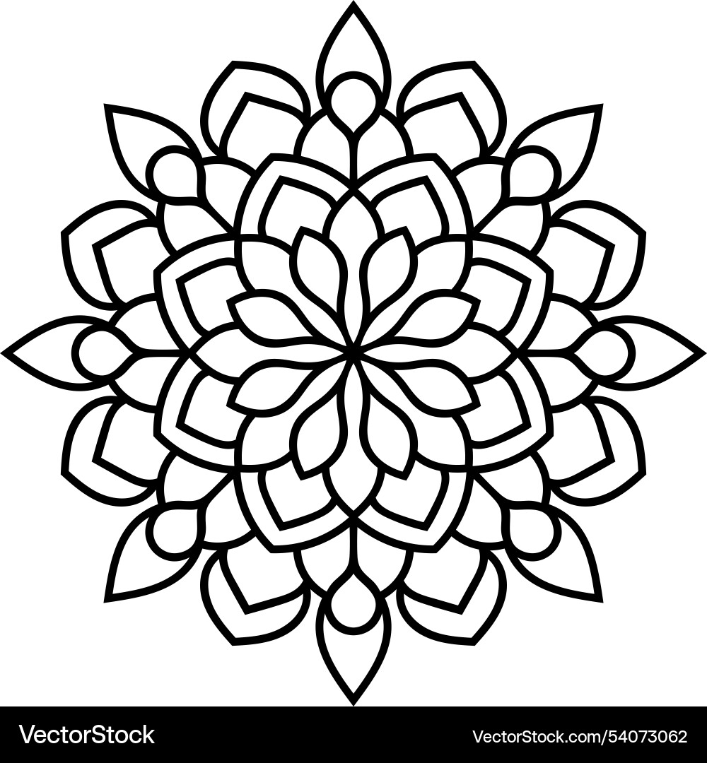 This is the circular pattern in form of mandala This is the circular pattern in form of mandala vector image