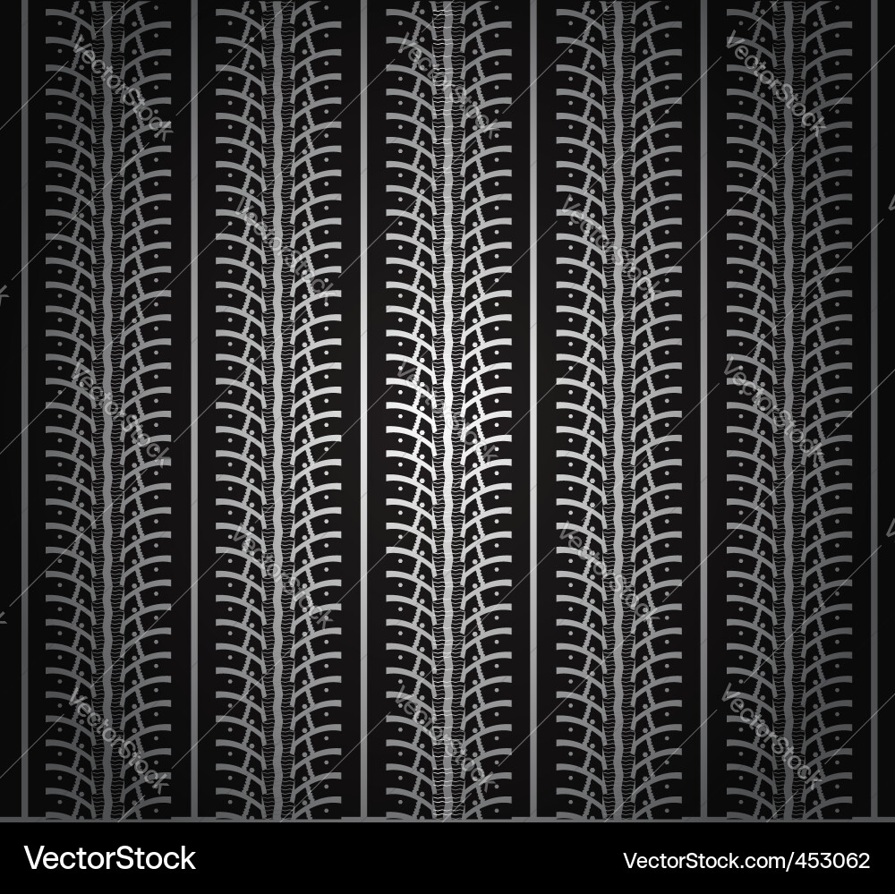 Tire Track Pattern vector image