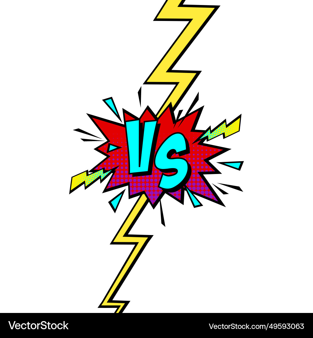 Cartoon Comic Hintergrund vs Kampf gegen Comics Cartoon Comic Hintergrund vs Kampf gegen Comics vektorbild
