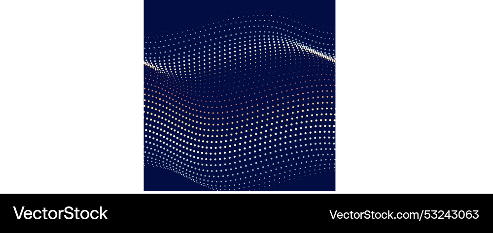 Circular halftone dots background Circular halftone dots background vector image