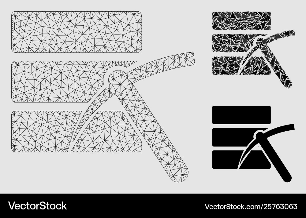 Data mining mesh network model and triangle Data mining mesh network model and triangle vector image