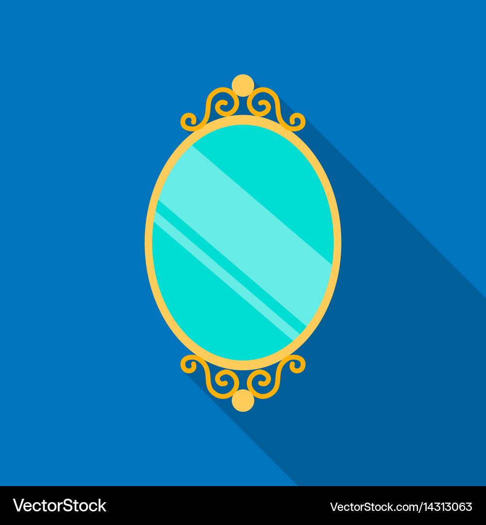 Mirror icon of for web Vector Image