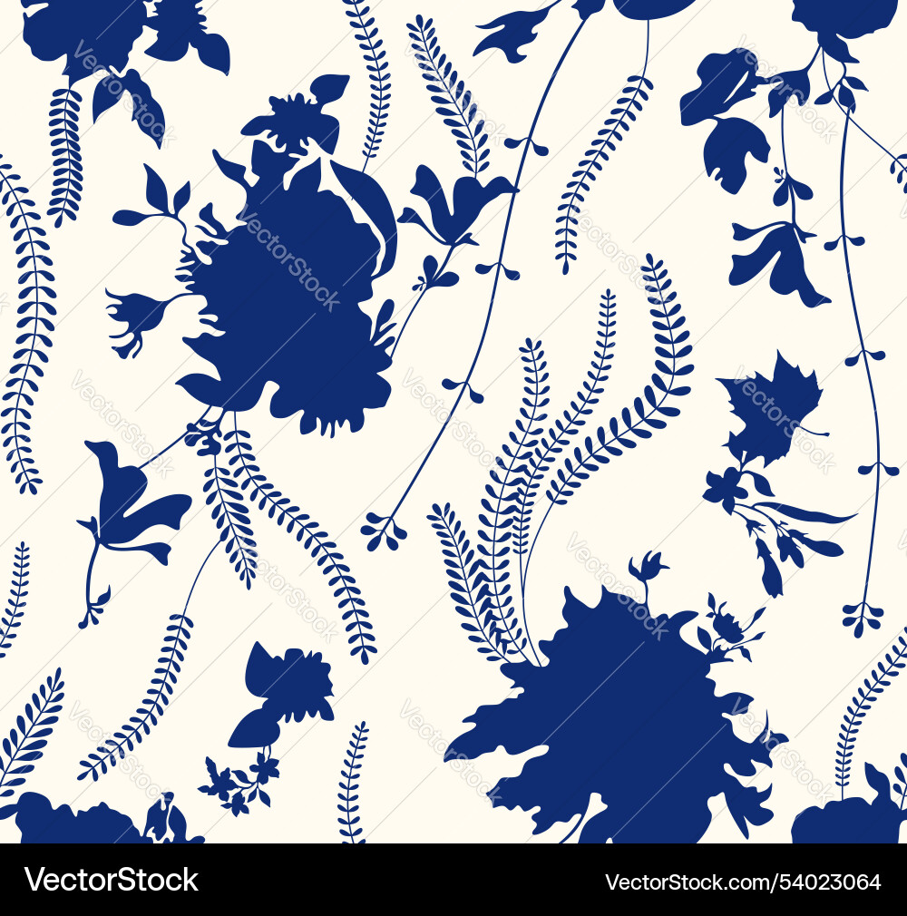 Abstract Leaf Pattern vector image