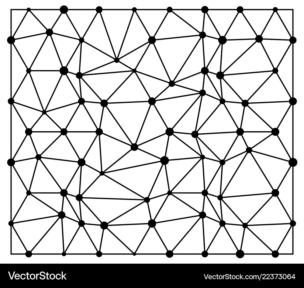 Abstract triangle with dots seamless pattern Abstract triangle with dots seamless pattern vector image