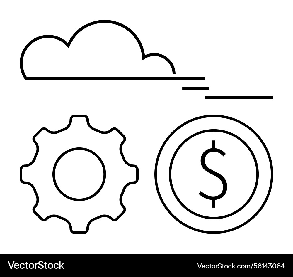Cloud computing and technology integration Cloud computing and technology integration Vector Image
