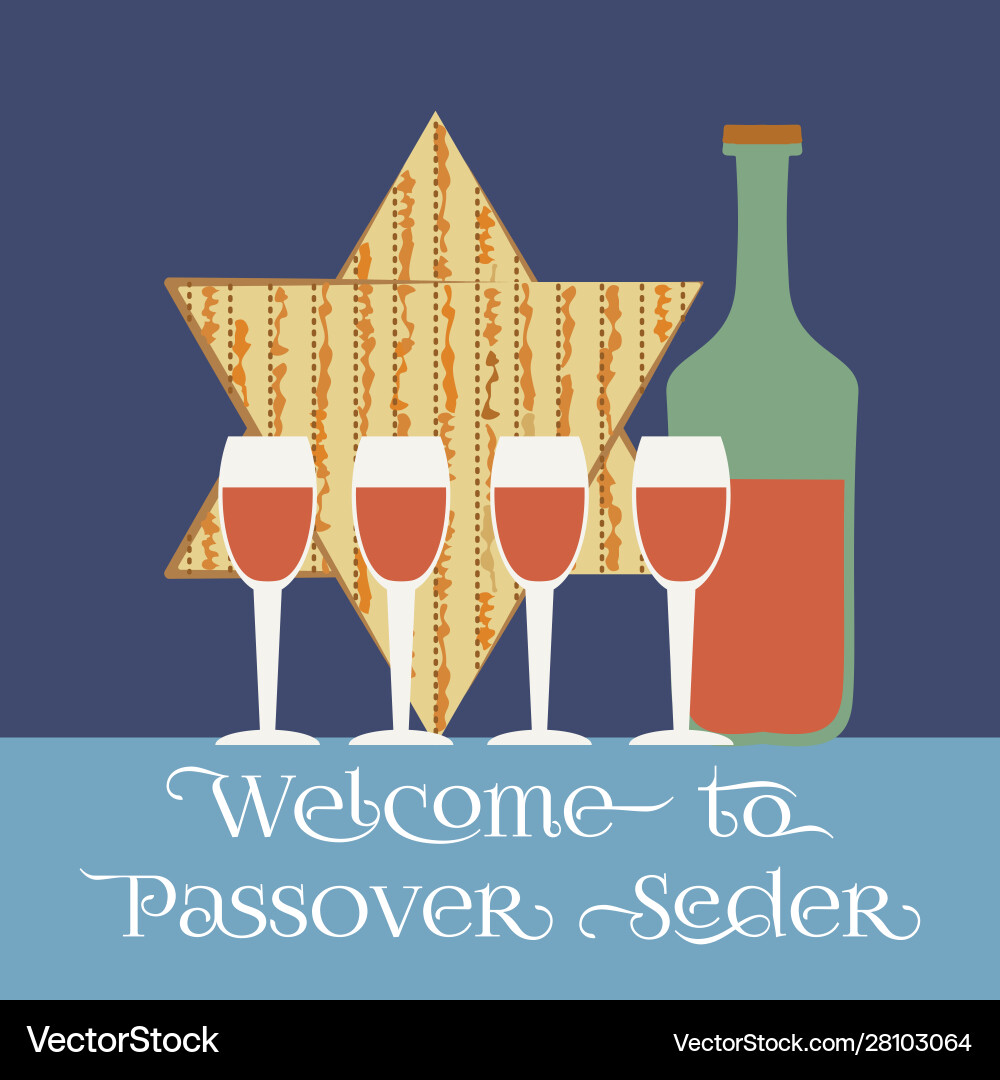 Happy passover Royalty Free Vector Image - VectorStock