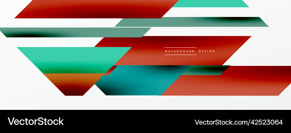 Minimal geometric abstract background dynamic 3d Vector Image