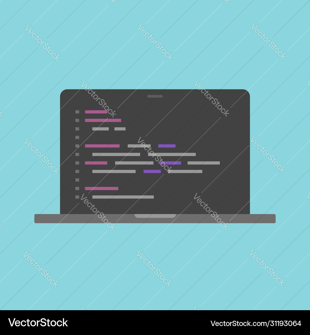Programmiercode auf Laptop-Computer-Bildschirm oder php Programmiercode auf Laptop-Computer-Bildschirm oder php vektorbild