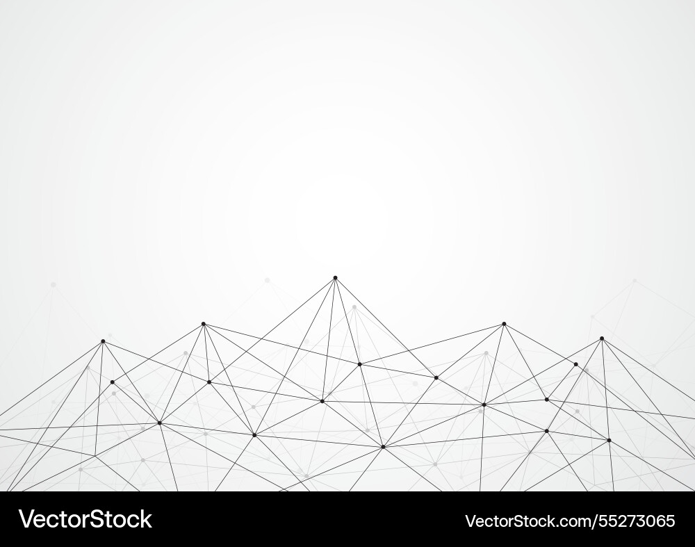 Abstract polygonal space background Vector Image