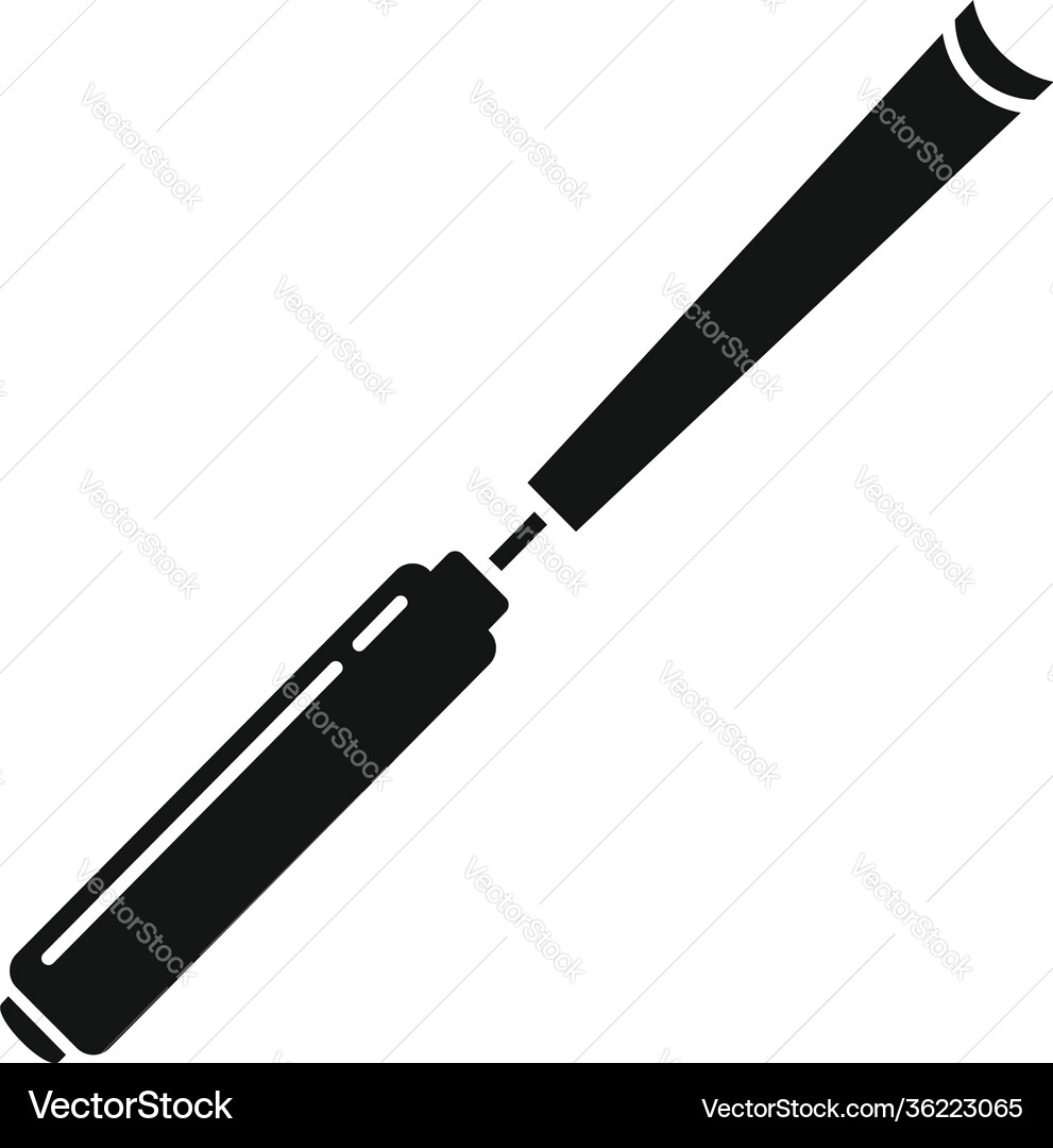 Chisel Ikone einfach Stil Chisel Ikone einfach Stil vektorbild