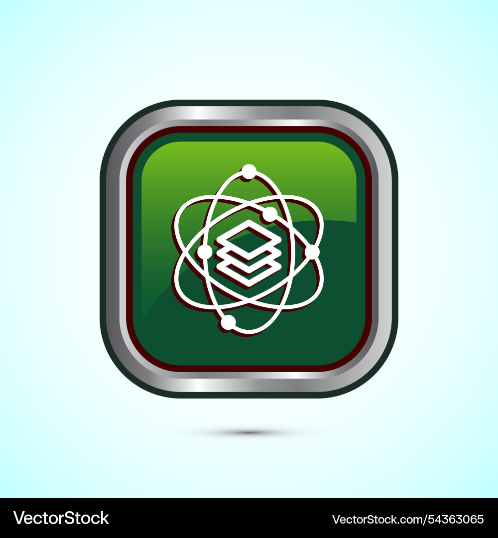Data science icon design big digital tech Data science icon design big digital tech Vector Image