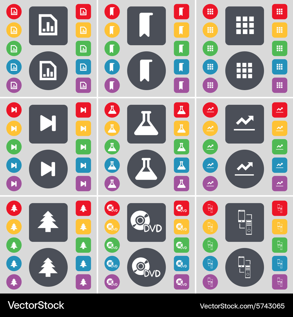 Diagram file marker apps media skip flask graph vector image