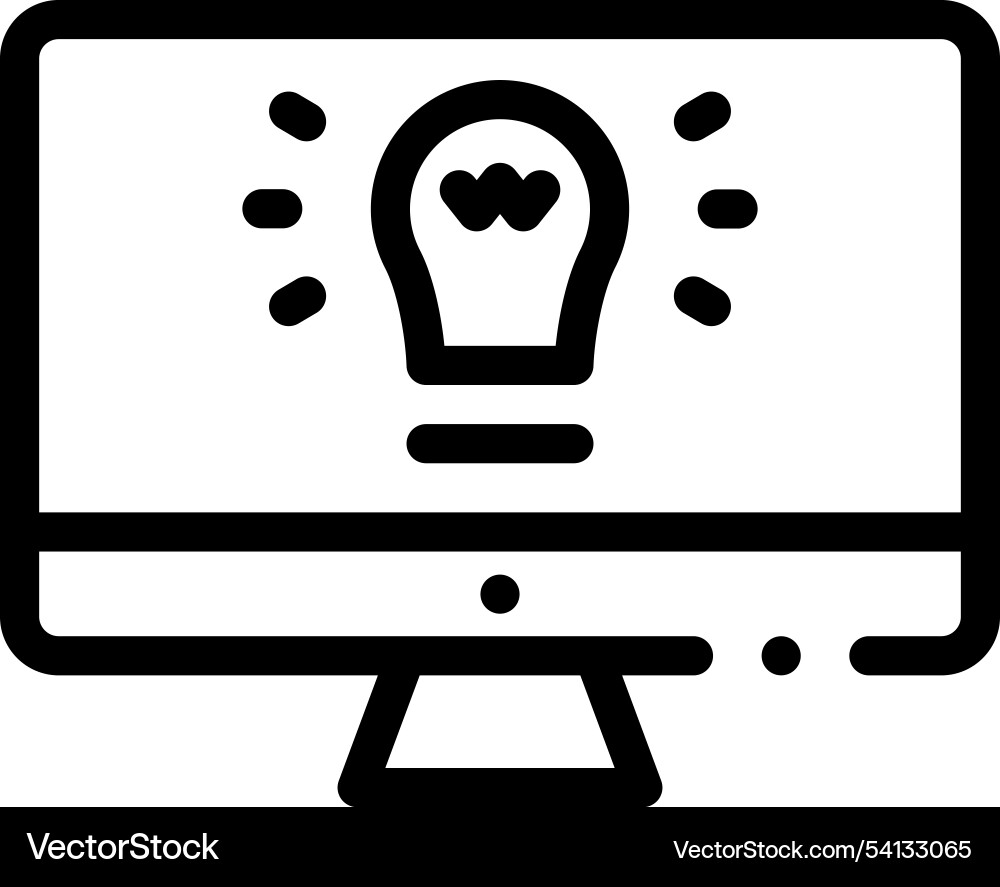 Install icon thin linear style design isolated Install icon thin linear style design isolated vector image