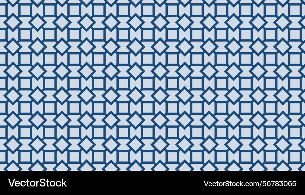 Overlap diamond seamless pattern vector image